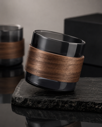 NASORI DUO – Personalisierbares Rauchglas-Set mit Holz-Sleeves